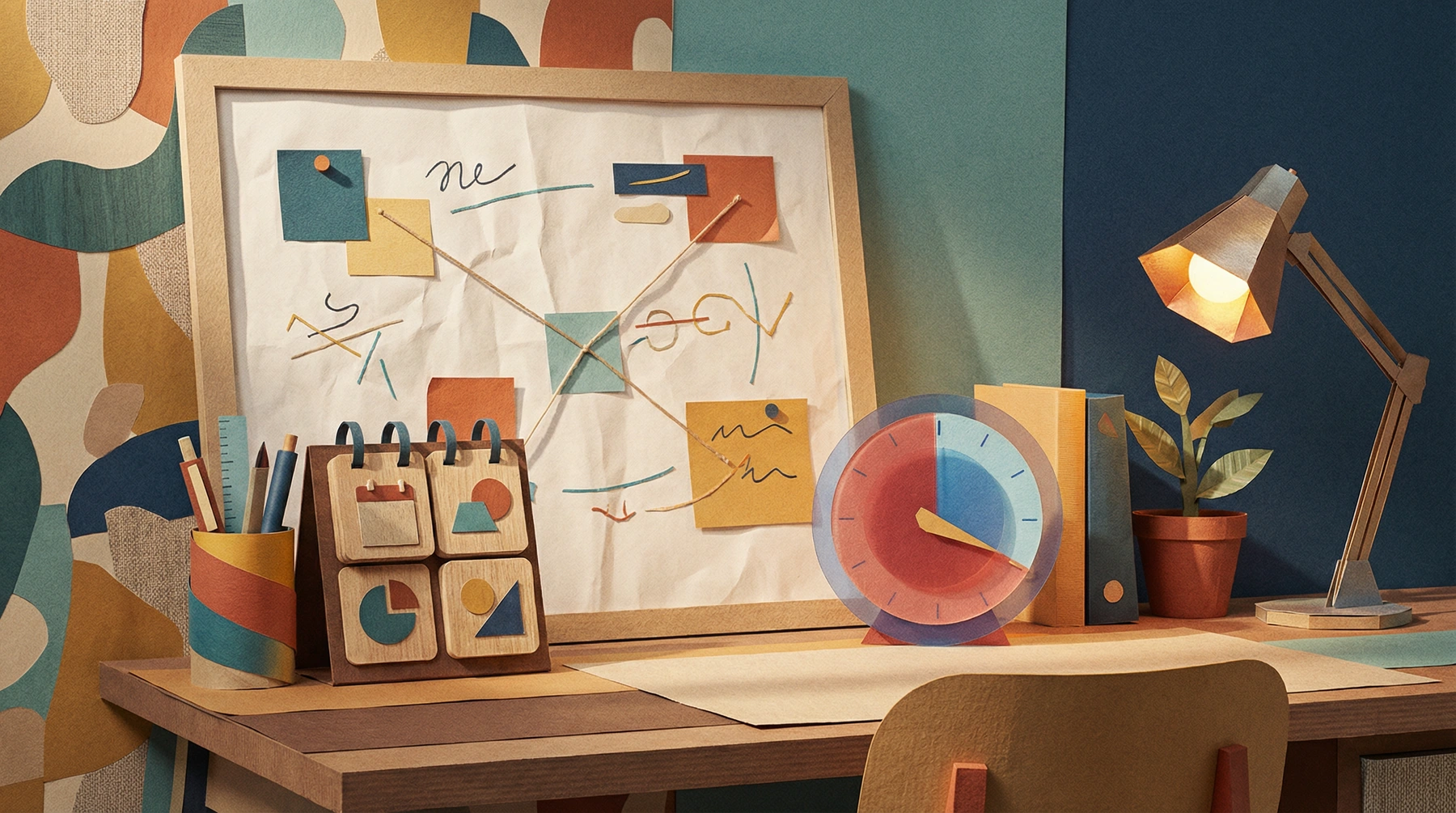 डेस्क पर रखे ‘एक्सटर्नल ब्रेन’ टूल्स